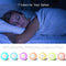 Sunrise Alarm Clock for Heavy Sleepers, Vansky Wake Up Light Digital Clock Multi-Colorful Night Light Bedside Lamp with Snooze Function, 6 Nature Sounds, FM Radio, Brightness Adjustable