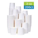 [TashiBox] 3 oz white paper bath cups, 200 count (200)