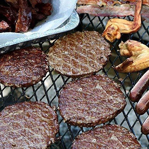 Onlyfire X-Marks Fire Pit Grill Cooking Grate, Outdoor Campfire BBQ Grill, Round - 30 Inch
