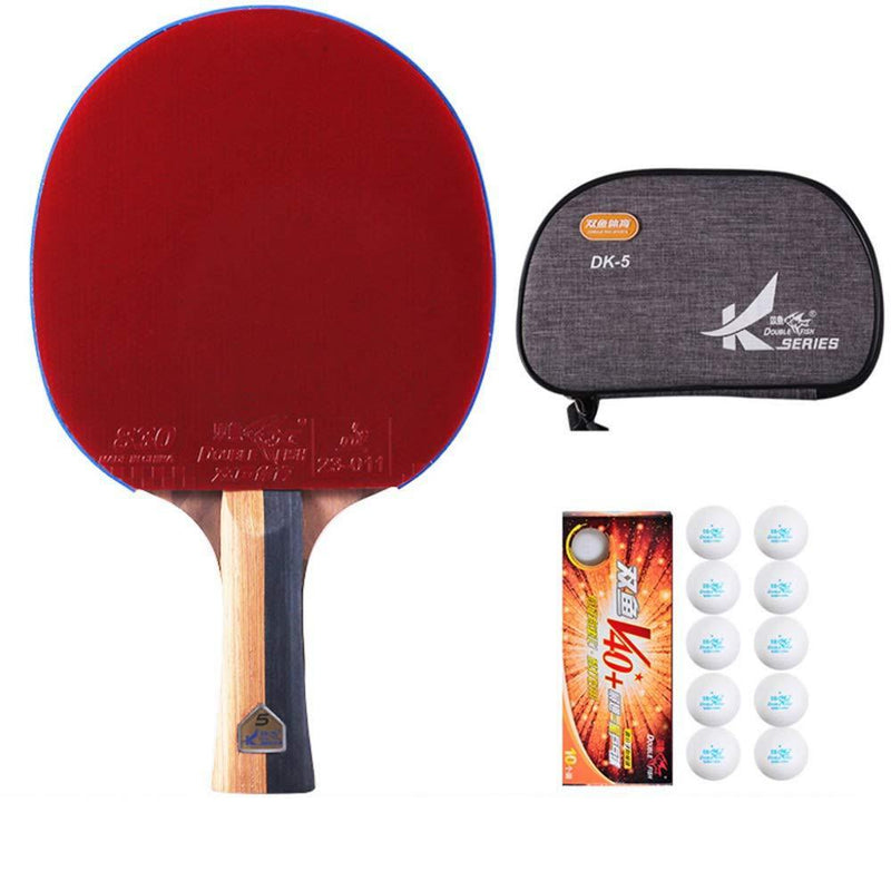 SSHHI Table Tennis Bat,Comfort Handle Offensive Ping Pong Paddle Set,Family Leisure Game Fashion/As Shown/B