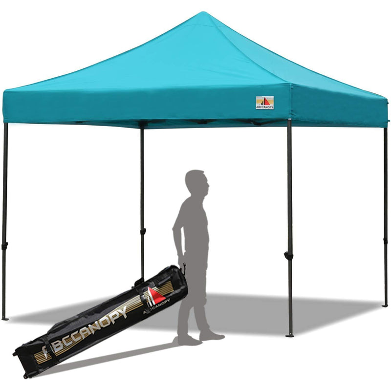 ABCCANOPY Pop up Canopy Tent Commercial Instant Shelter with Wheeled Carry Bag, 10x10 FT Navy Blue