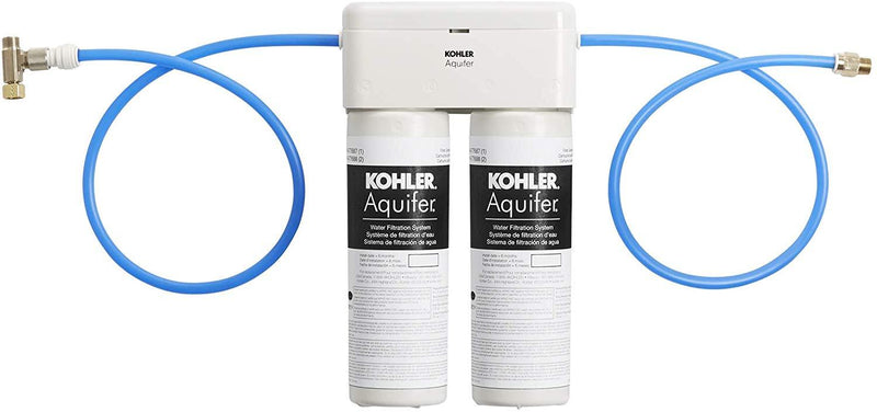KOHLER 77686-NA Aquifer Double Cartridge Water Filtration System