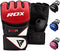 RDX MMA Gloves for Grappling Martial Arts Training | D. Cut Palm Maya Hide Leather Sparring Mitts| Perfect for Cage Fighting, Combat Sports, Punching Bag, Muay Thai & Kickboxing
