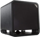 Polk Audio HTS 10 Powered Subwoofer with Power Port Technology | 10” Woofer, up to 200W Amp | For the Ultimate Home Theater Experience | Modern Sub that Fits in any Setting | Washed Black Walnut