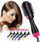 Hair Dryer Brush, Homga Hot Air Brush One Step Hair Dryer & Volumizer,3-IN-1 Multi-functional Negative Ion Electric Hair Blow Dryer & Styler Hair Straightener Curler Salon Hair Comb with 6 Hair Clips