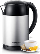 SHARDOR Electric Tea Kettle 1.7L Stainless Steel, Water Boiler & Heater with Auto-Shutoff and Boil-Dry Protection