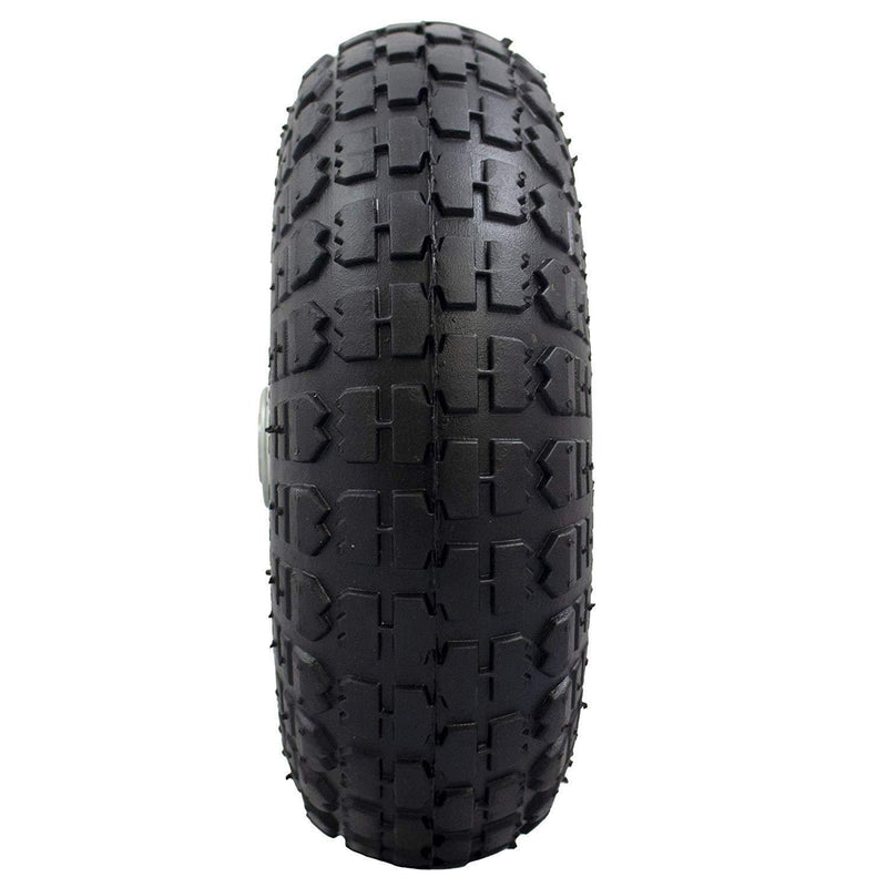 Ranch Tough 4 Pack RT310 10" Pneumatic Replacement Tires for Garden Including Gorilla Cart, Black