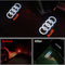 Audi car Accessories Door Logo Led Light Car Door Projector Lights Ghost Shadow Light Audi Puddle Emblem Welcome Lights Reflector For Audi A1 A3 A4 A5 A6 A7 A8 Q3 Q7 R8 TT Auto Accessories Part 4 PCS
