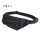 RedSwing Small Fanny Pack for Traveling Hiking Running Walking Outdoor Sports for Men Women, 4 Pockets Waist Pack Fits Most Smartphones, Black/Blue/Grey/Red