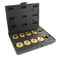 DCT Brass Router Template Guides Bushing 8-Piece Set and 2 BONUS Lock Nuts - Porter-Cable Guide Bushings 5/16 to 1 Inch