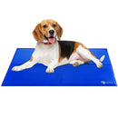 Comfortable Extra Large Cooling Mat for Dogs/Cats, Self Cooling Gel Mat, 38 x 32 Inches, Pressure Activated, Travel Indoor & Outdoor Pet Mat, Non-Toxic Dog Mat, Floor Bed Car Sofa Etc, Blue