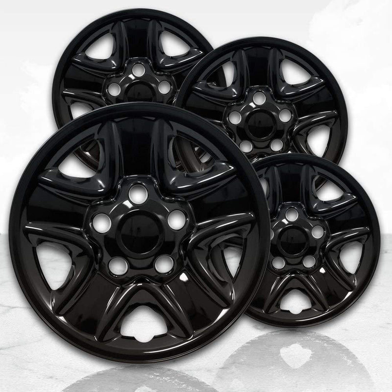 Upgrade Your Auto 18" Gloss Black Wheel Skins (Set of 4) for 2007-2017 Toyota Tundra - 69514