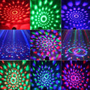 Luditek [4-Pack] Sound Activated Party Lights with Remote Control Dj Lighting, RBG Disco Ball Light, Strobe Lamp 7 Modes Stage Par Light