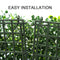 Sunnyglade 12PCS 20"x20" Artificial Boxwood Panels Topiary Hedge Plant, Privacy Hedge Screen, UV Protected Faux Greenery Mats Suitable for Outdoor, Indoor, Garden, Fence, Backyard and Décor (12PCS)