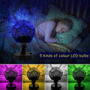 Lisnec DIY Night Light Baby Star Projector, Star Sky Night Light, Multicolor Changing Lighting LED Starry Rotating Projection Lamp Gift for Kid Children Girl with USB Cables