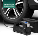 AC/DC Digital Tire Inflator for Car 12V DC and Home 110V AC Portable Air Compressor Pump