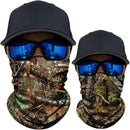 AXBXCX 2 Pack - Camouflage Print Seamless Neck Gaiter Bandana Face Mask for Outdoor Activities