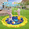 VATOS Sprinkle and Splash Play Mat Outdoor Party Sprinkler Splash Pad 59" Garden Water Toys Summer Spray Toys 18 Months+ Toddler Toy Fun for Kids 2 3 4 5 Boys and Girls