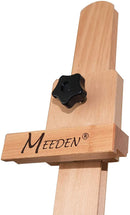 MEEDEN Large Studio H-Frame Easel - Solid Beech Wood Artist Easel Adjustable Movable Tilting Easel, Floor Painting Easel Stand, Holds Canvas Art up to 48"