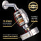 Luxury Filtered Shower Head Set 15 Stage Shower Filter For Hard Water Removes Chlorine and Harmful Substances - Showerhead Filter High Output by AquaHomeGroup