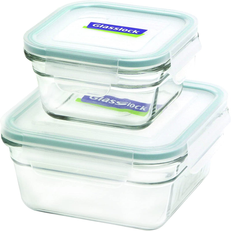 Glasslock 11339 6-Piece Rectangle Oven Safe Container Set