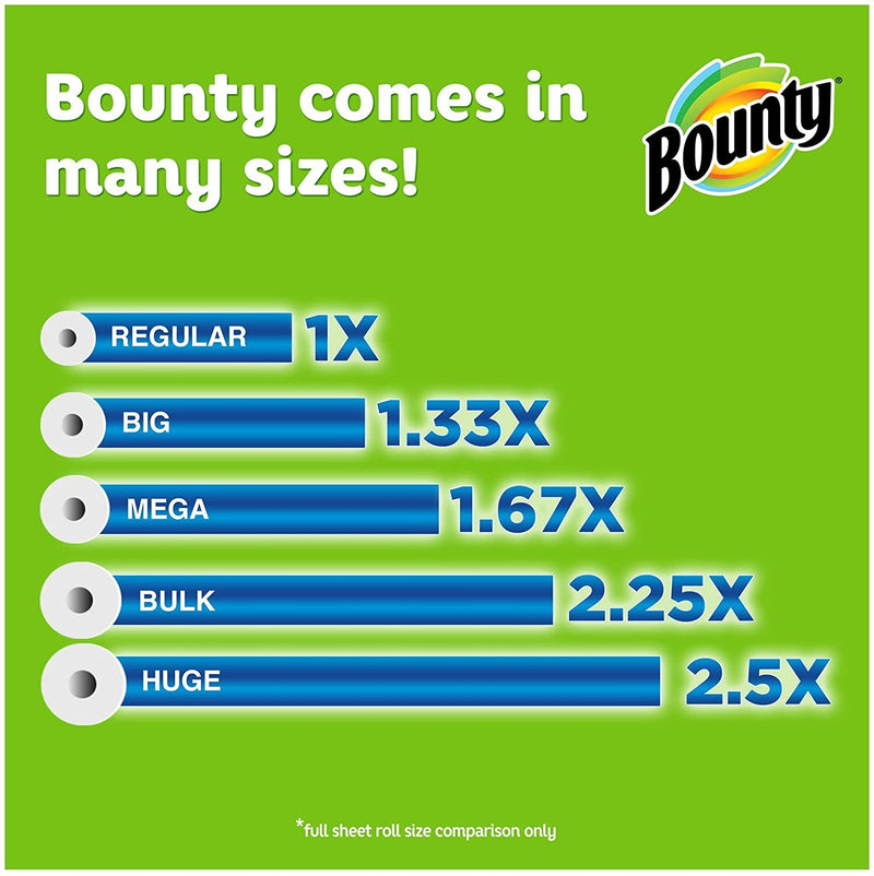 Bounty Paper Towels, Select-a-Size, Print, 2 Count