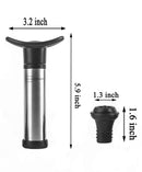 Great Value Wine Vacuum-Preserver-Saver-Pump with 4 Stoppers by ALDI kitchen for Fresh Tasting Wine Everytime