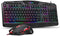 Redragon S101 PC Gaming Keyboard and Mouse Combo Wired LED RGB Backlit with Multimedia Keys Wrist Rest Mouse with 3200 DPI for Windows Computer Gamers (Gaming Mouse and Keyboard Set)