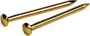 Brass-Plated Escutcheon Pins 3/4" x 16GA