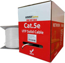 CAT5e Plenum (1000 Feet) Bulk 350MHz Networking Ethernet CMP Cable (Black)