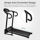 Murtisol 1100W Folding Treadmill Good for Home/Apartment Fitness Compact Electric Running Exercise Machine with Safe Handlebar and LCD Display Easy Control