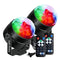 [2018 Latest Models-6 light bulbs] Nequare Party Lights Disco Ball Strobe Light Disco Lights 20 Colors Sound Activated Stage Light with Remote Control for Festival Bar Club Party Wedding Show Home …