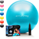 DYNAPRO Exercise Ball - 2,000 lbs Stability Ball - Professional Grade – Anti Burst Exercise Equipment for Home, Balance, Gym, Core Strength, Yoga, Fitness, Desk Chairs