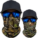 AXBXCX 2 Pack - Camouflage Print Seamless Neck Gaiter Bandana Face Mask for Outdoor Activities
