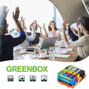 GREENBOX Re-Manufactured Ink Cartridge Replacement for HP 902XL 902 XL Works with OfficeJet Pro 6978 6968 6958 6962 6960 6970 6979 6950 6951 6954 6975 Printer (1 Black 1 Cyan 1 Magenta 1 Yellow)