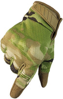 Military Ba Men's Camo Deer Suede Palm and Fleece