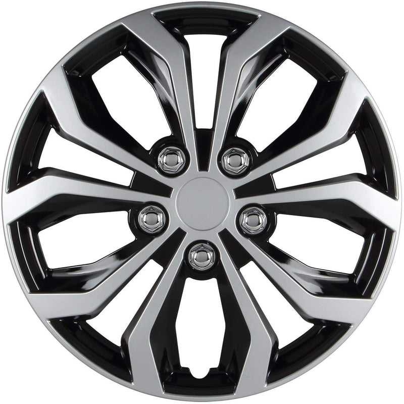 Pilot Automotive WH555-16GM-B Universal Fit Spyder Wheel Cover [Set of 4]