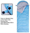 EMONIA Camping Sleeping Bag, 3 Season Waterproof Outdoor Hiking Backpacking Sleeping Bag Perfect for Traveling,Lightweight Portable Envelope Sleeping Bags