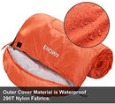 EMONIA Camping Sleeping Bag, 3 Season Waterproof Outdoor Hiking Backpacking Sleeping Bag Perfect for Traveling,Lightweight Portable Envelope Sleeping Bags