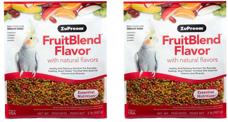 ZuPreem FruitBlend Premium Bird Diet for Medium Birds