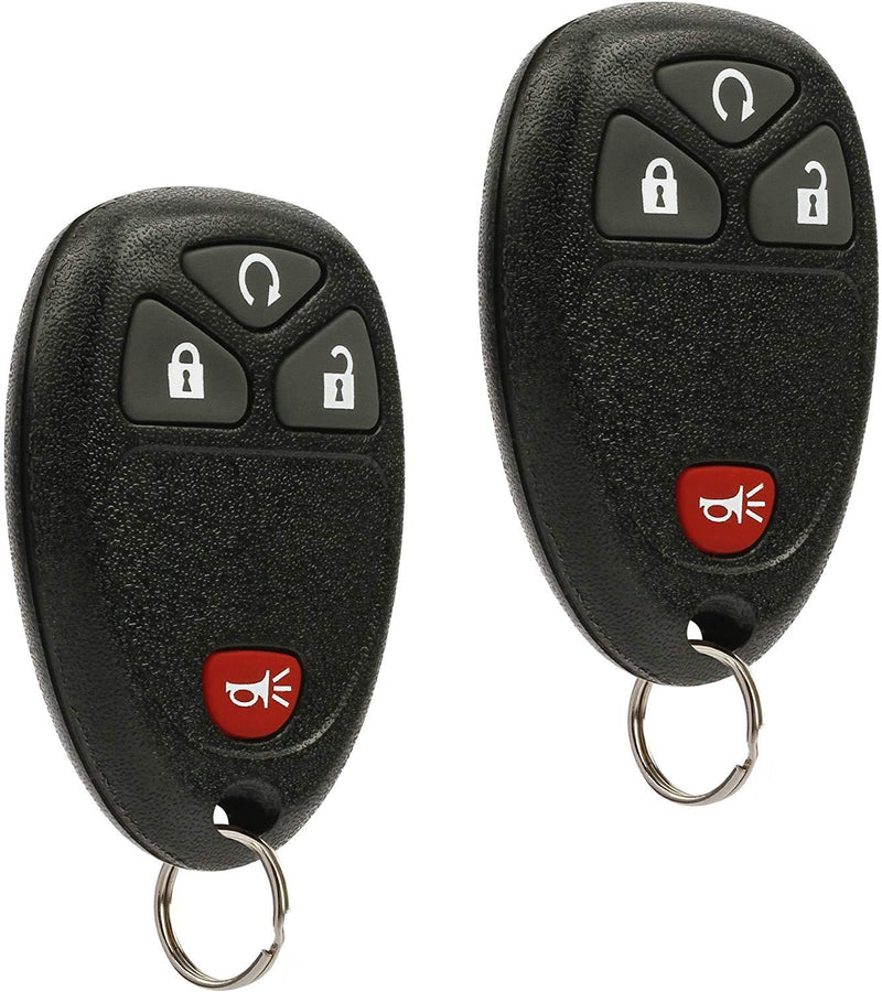 Car Key Fob Keyless Entry Remote fits 2007-2014 Chevy Tahoe Suburban / 2007-2014 Cadillac Escalade / 2007-2014 GMC Yukon (fits Part