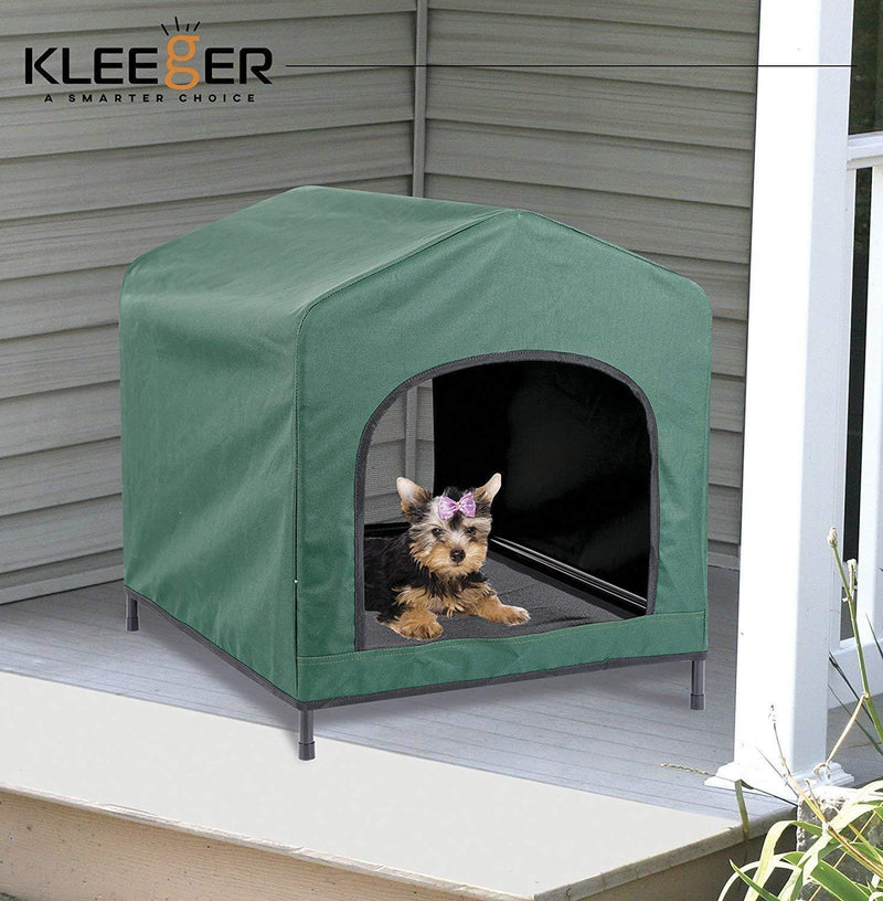 Kleeger Premium Canopy Pet House Retreat – Waterproof Indoor & Outdoor Shelter - Suitable for Cats & Small Dogs - Lightweight, Portable & Comfortable - Breathable Mesh Floor