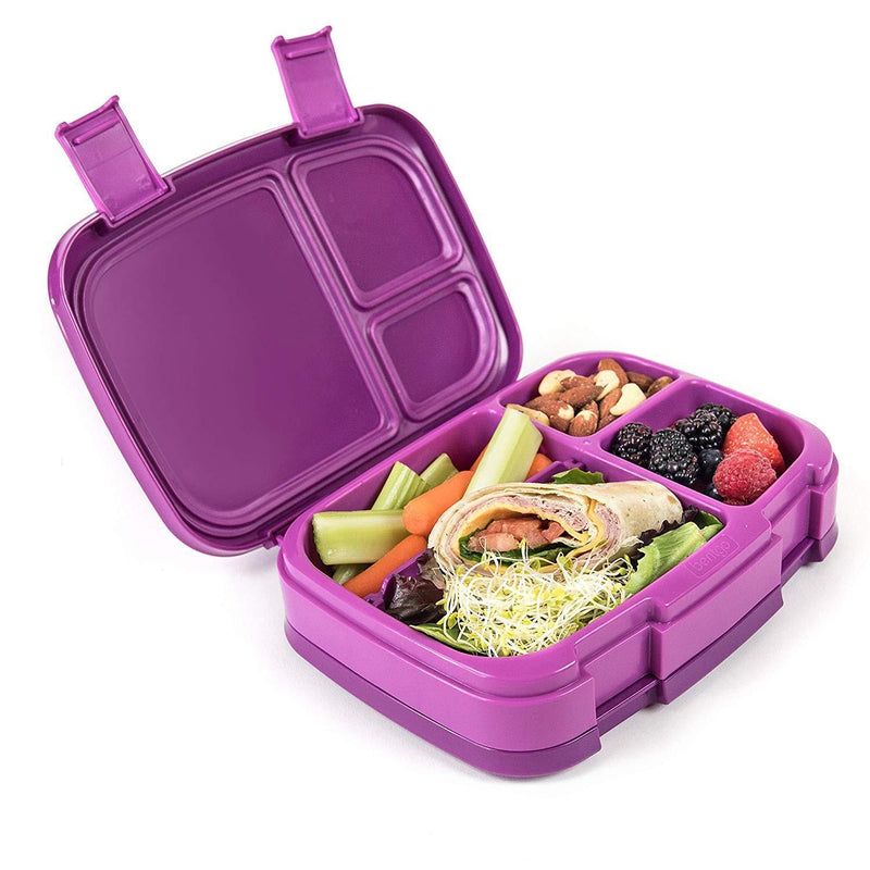 Bentgo Fresh (Blue) – Leak-Proof & Versatile 4-Compartment Bento-Style Lunch Box – Ideal for Portion-Control and Balanced Eating On-the-Go – BPA-Free and Food-Safe Materials