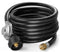 DOZYANT 12 Feet Universal QCC1 Low Pressure Propane Regulator Grill Replacement with 12 FT Hose for Most LP Gas Grill, Heater and Fire Pit Table, 3/8" Female Flare Nut