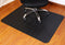 Polytene Office Chair Mat, 48"x36",Hard Floor Protection Only with Rectangular Shaped Clear Anti Slide Film on The Underside, and mat Finish on The top, 1.55mm, Black