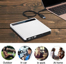 External CD Drive DVD Drive NOLYTH 5 in 1 USB CD DVD Drive CD Player Burner Writer for Laptop/MacBook/Windows/PC with SD TF Card Reader/2 USB3.0 Hubs