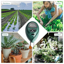 Besmon Plant Moisture Meter,3-in-1Soil Test Kit No Battery Needed,PH Meter for Soil Indoor/Outdoor Plant Care Soil Tester Ph - for Plant, Vegetables, Garden, Lawn, Farm