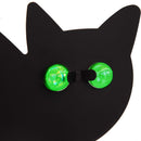 Tapix Garden Scare Cats with Reflective Eyes, Car Decoy Outdoor Statue - Cat Repellent Garden and Yard Decoration - Cat Garden Stake (Set of 4)