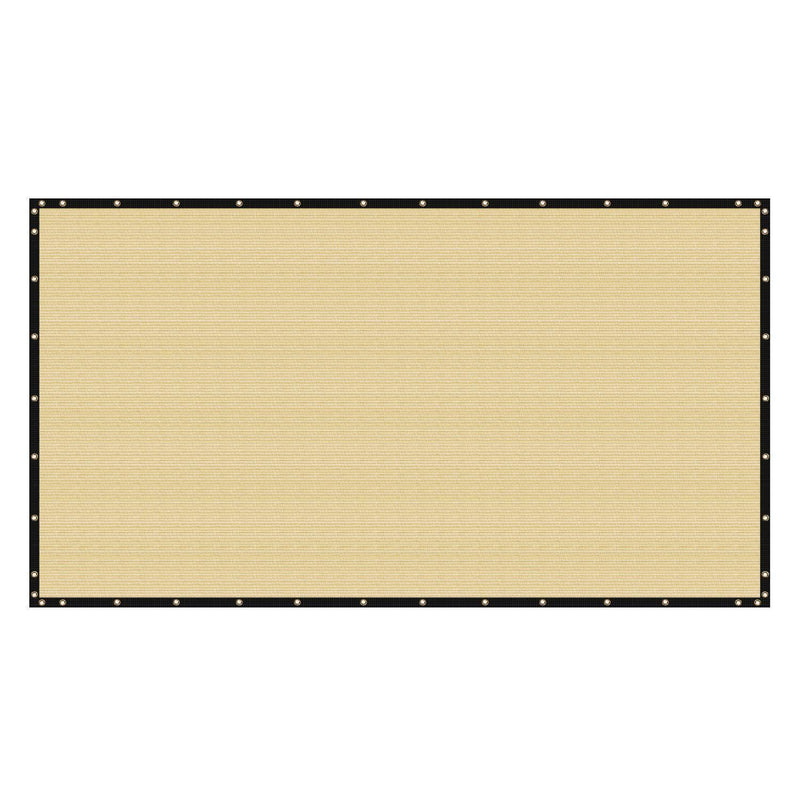 ColourTree 2nd Generation 6' x 50' Beige Fence Privacy Screen Windscreen, Commercial Grade 170 GSM Heavy Duty, We Make Custom Size