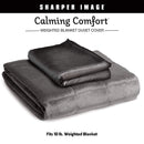 Allstar Innovations Sharper Image Calming Comfort Weighted Blanket-20 lbs, 20-Pound, Grey